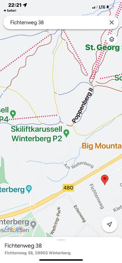 Appartement An Der Erlebniskappe Mit Fahrradkeller Winterberg Exterior foto